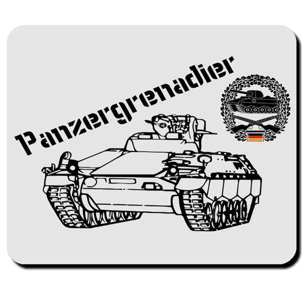 Panzergrenadiere Elite Einheit Militär Marder Panzerfahrzeug - Mauspad #6196