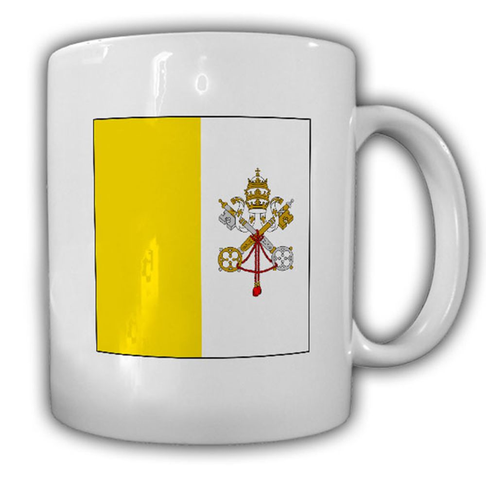 Tasse Staat Vatikanstadt Flagge Fahne Stato della Città del Vaticano #14016