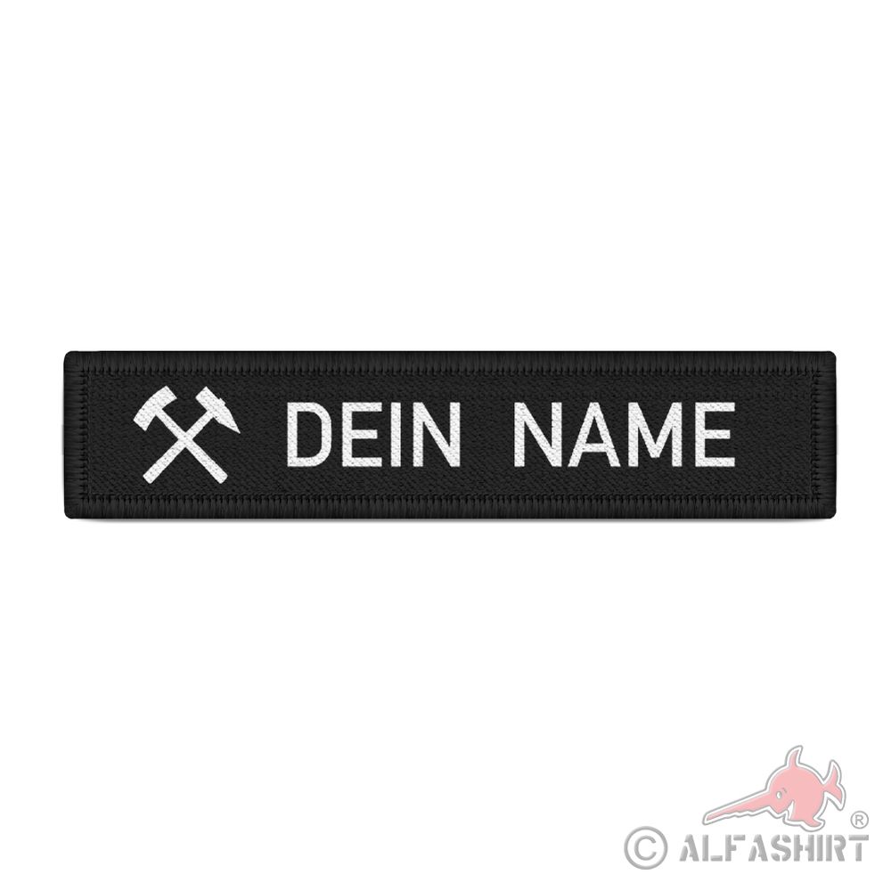 Namensschild Schlägel und Eisen Patch Symbol Bergbau Bergeisen #38769