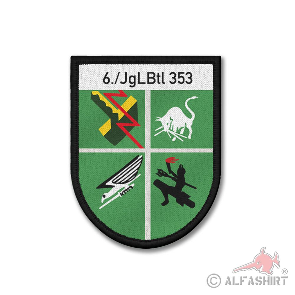 Patch 6 Company JgLBtl 353 Jägerbataillon Jägertruppe Heer Lehrbataillon #43194