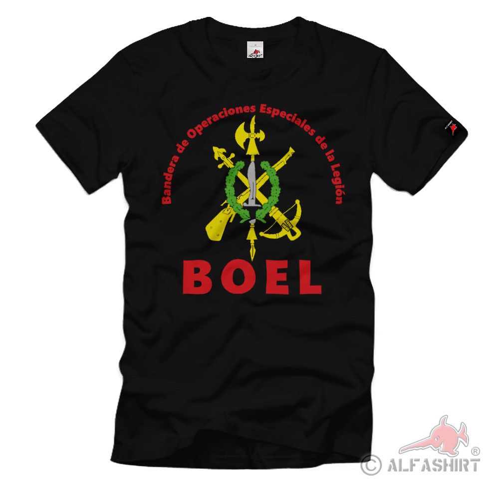 BOEL Bandera de Operaciones Especiales de la Legión Abzeichen T-Shirt #35166