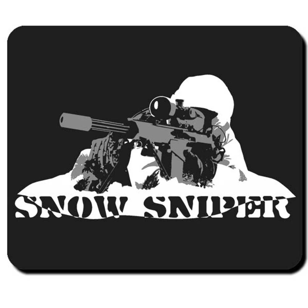 Sniper snow sniper soldier Bundeswehr WK mouse pad # 4770