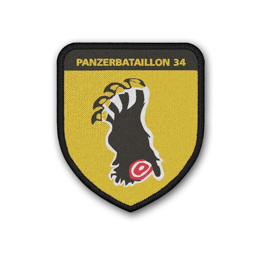 Patch PzBtl 34 Panzer Battalion Badge Bundeswehr Panzer Nienburg BW # 33135