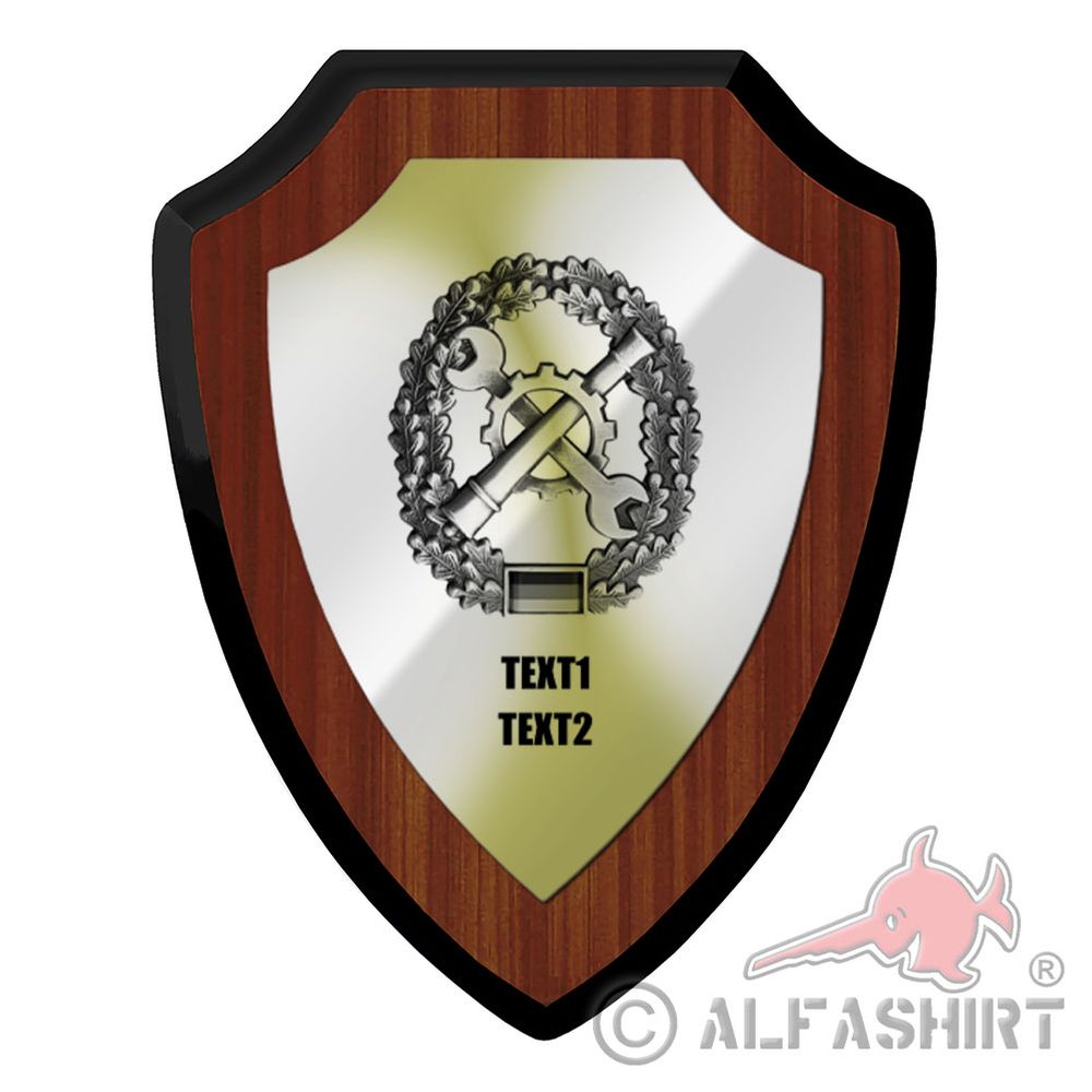 Wappenschild personalisierbar Barettabzeichen Instandsetzung Bundeswehr #43690