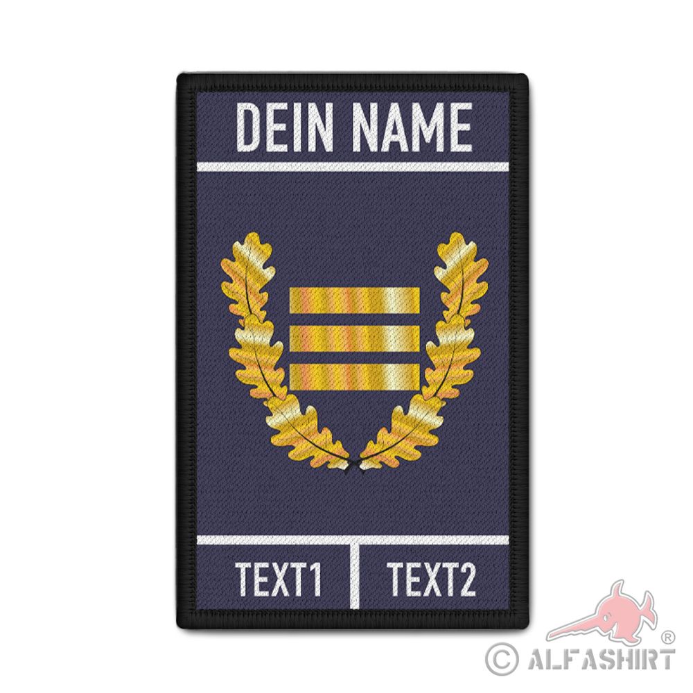 Patch Fire Chief Inspector Gold Rank Badge Professional Fire Brigade 9.8x6cm #39819