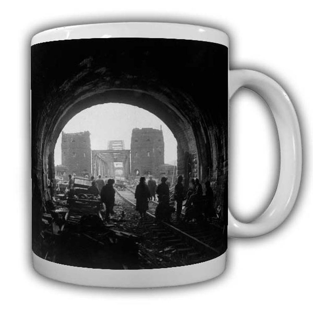 Brücke von Remagen Tasse US Soldaten Army Militär America #22537
