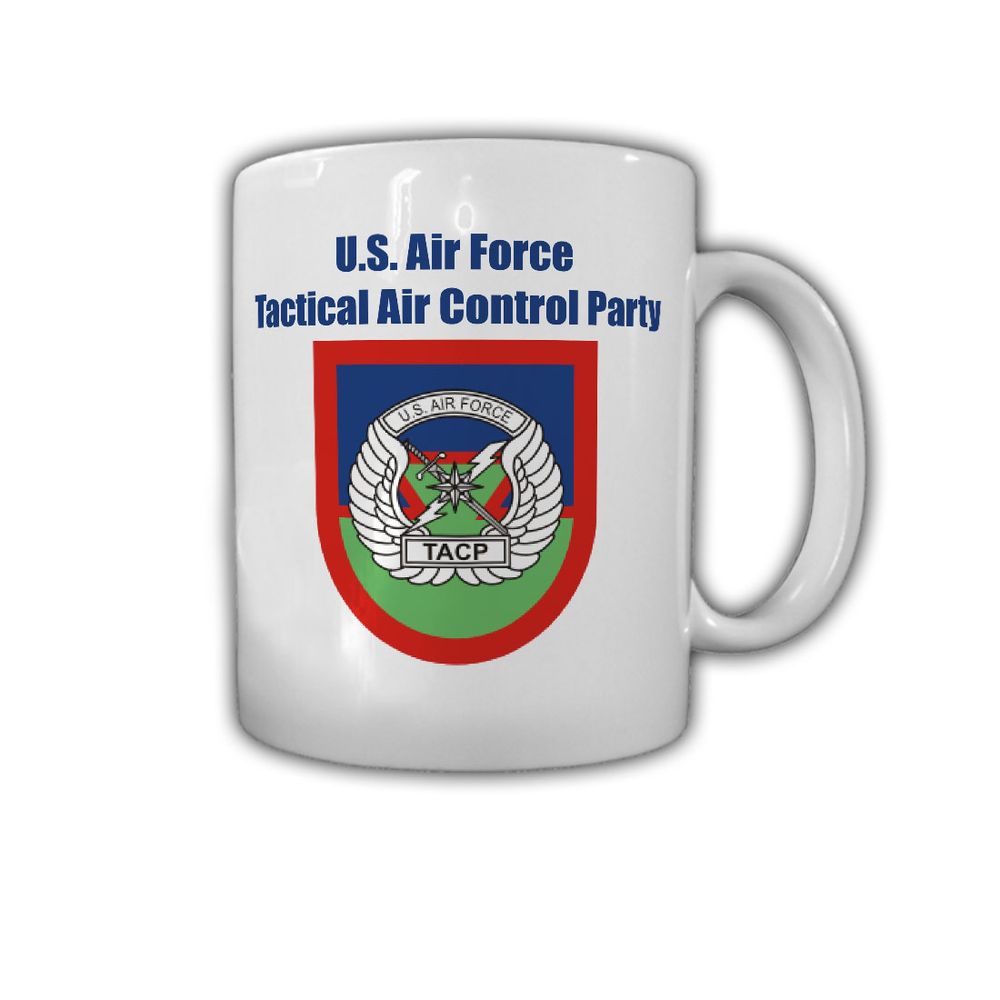 Tasse US Air Force Tactical Air Control Party TACP Logo Wappen Abzeichen #30024