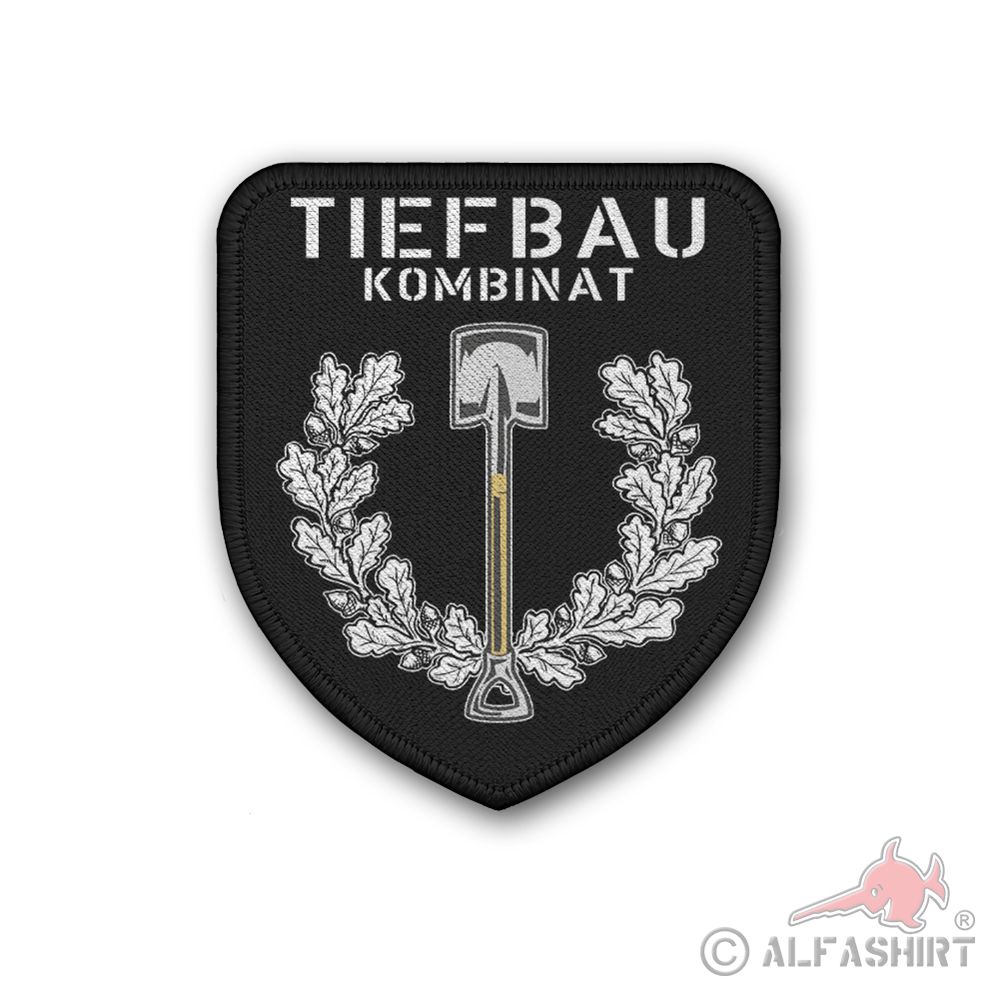 Patch Tiefbau Kombinat DDR Bau VEB Sondeln Metalldetektor  Abzeichen #38885