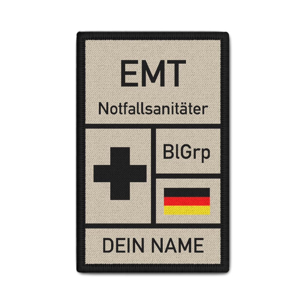 Rank Patch EMT Notfallsanitäter Emergency Medical Technic Rettungsdienst #40494