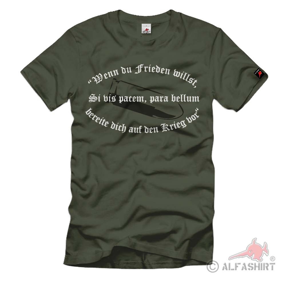 Parabellum If you want peace Si vis pacem para bellum - T Shirt # 271