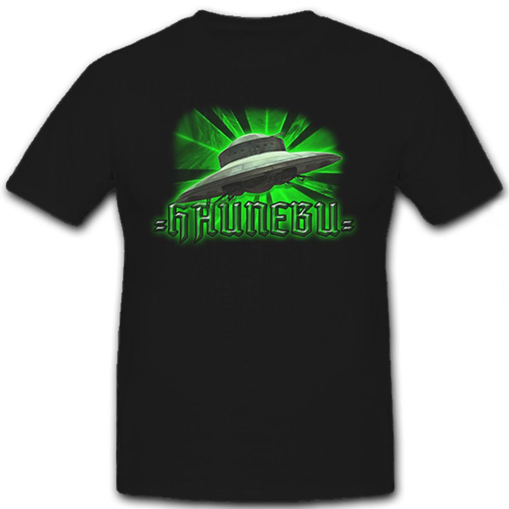 Haunebu mit Laser Mythos UFO Deutschland Flugscheibe - T Shirt #8726