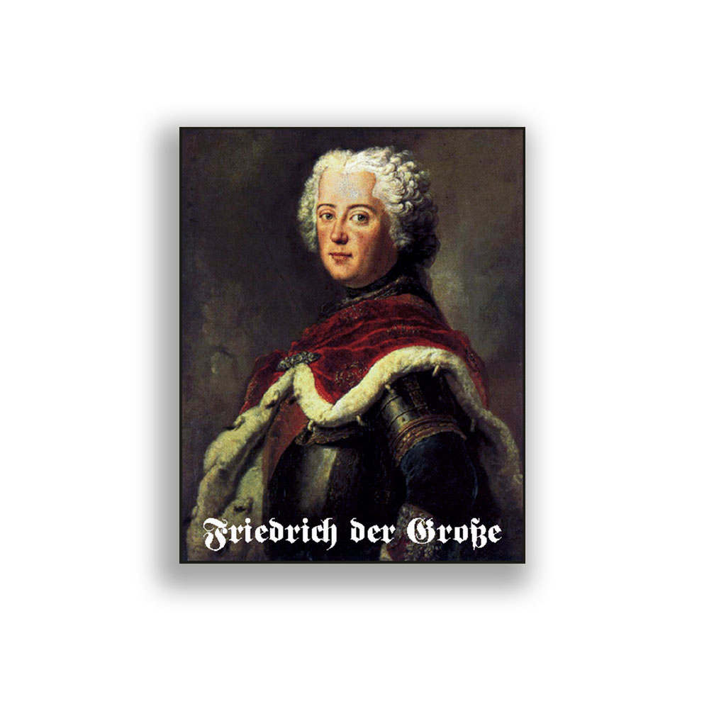 Sticker Friedrich the Great 2 Berlin Crown Prince 1739 Preuße 6x7cm A2422