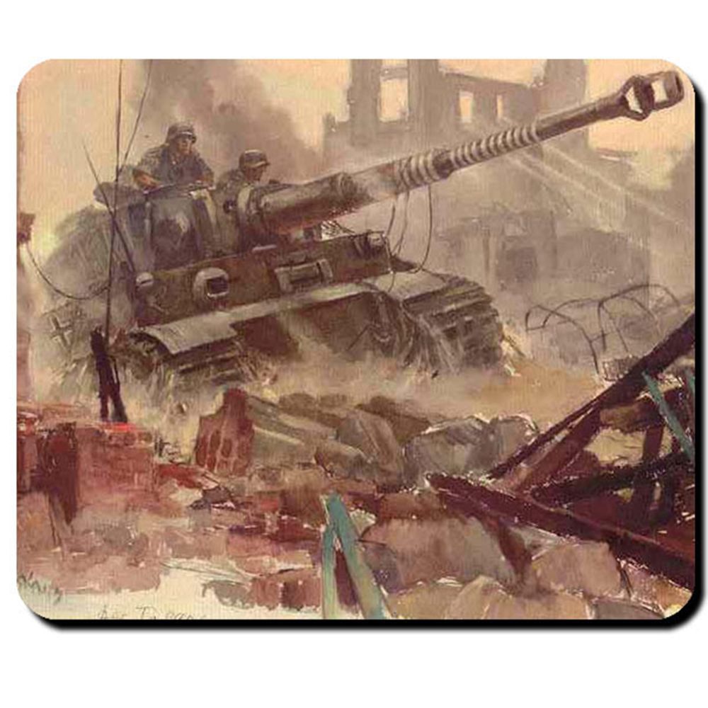 Tiger Panzer Hans Liska Militär Wh Mauspad Wk- Mauspad Mousepad Computer #6370