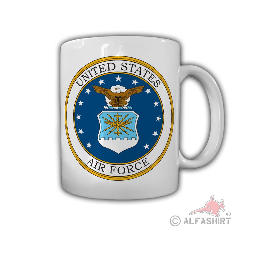 United States Air Force USAF Wappen Pilot USA Abzeichen - Tasse #26797