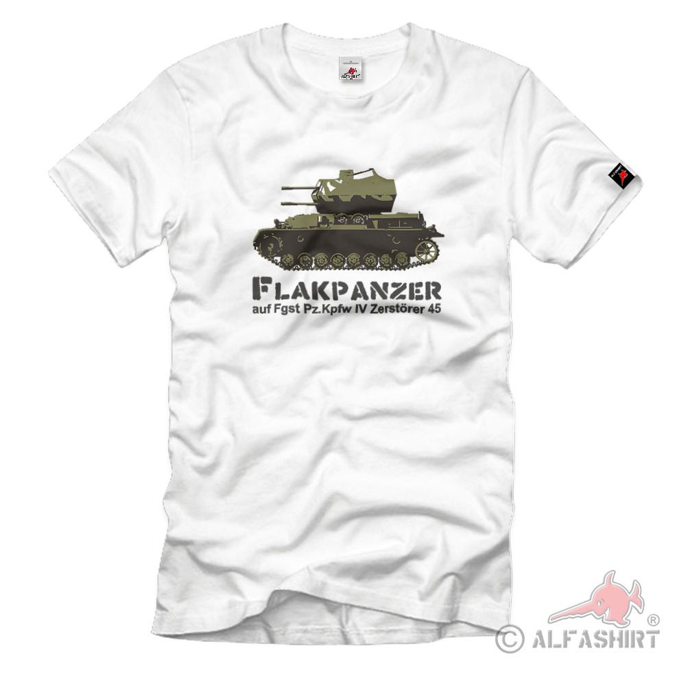 Flakpanzer Vi Zerstörer 45 Wh Reichsverteidigung Deutschland T Shirt #3103