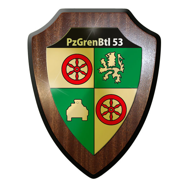 Wappenschild PzGrenBtl 53 Panzer Grandier Bataillon Grenadiere #9343
