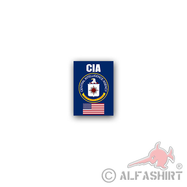 CIA Sticker Central Intelligence Agency Foreign Intelligence 5x7cm # A3602
