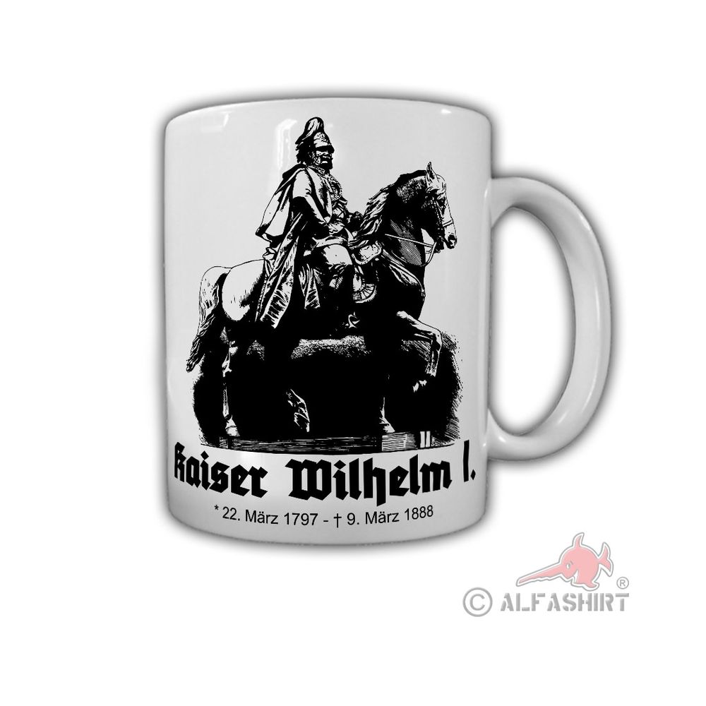 Kaiser Wilhelm I Prussia monument Reiterstatur Friedrich Germany coffee # 27801