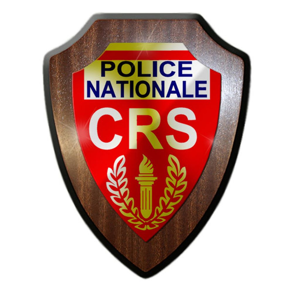 Heraldic shield / wall shield CRS Police national Compagnies - # 14237