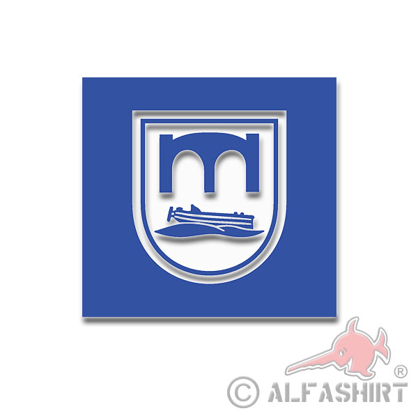 Lackierschablonenaufkleber Schwimmbrückenbataillon 170 SchwBrBtl 10x9cm #A4440