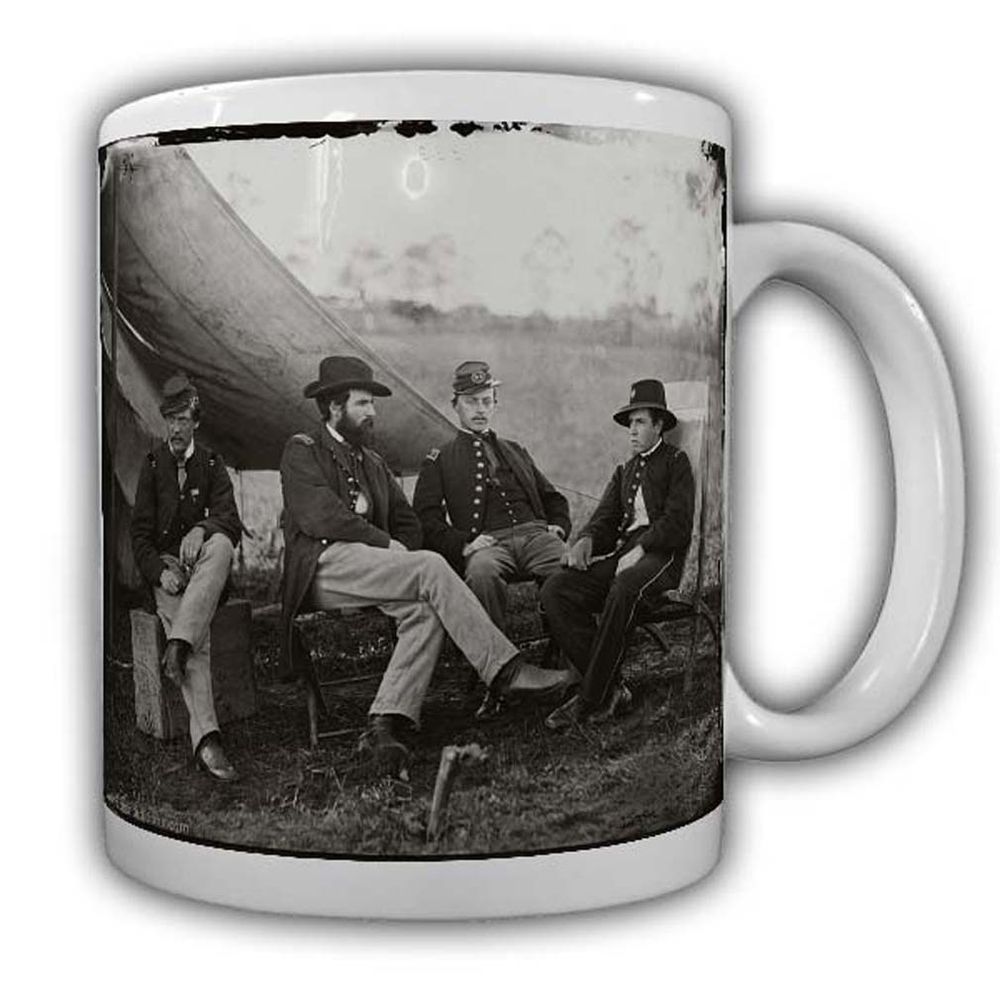 USA Tasse Bürgerkrieg Vorderlader Kaffeebecher Amerika Western Revolfer CSA#22580