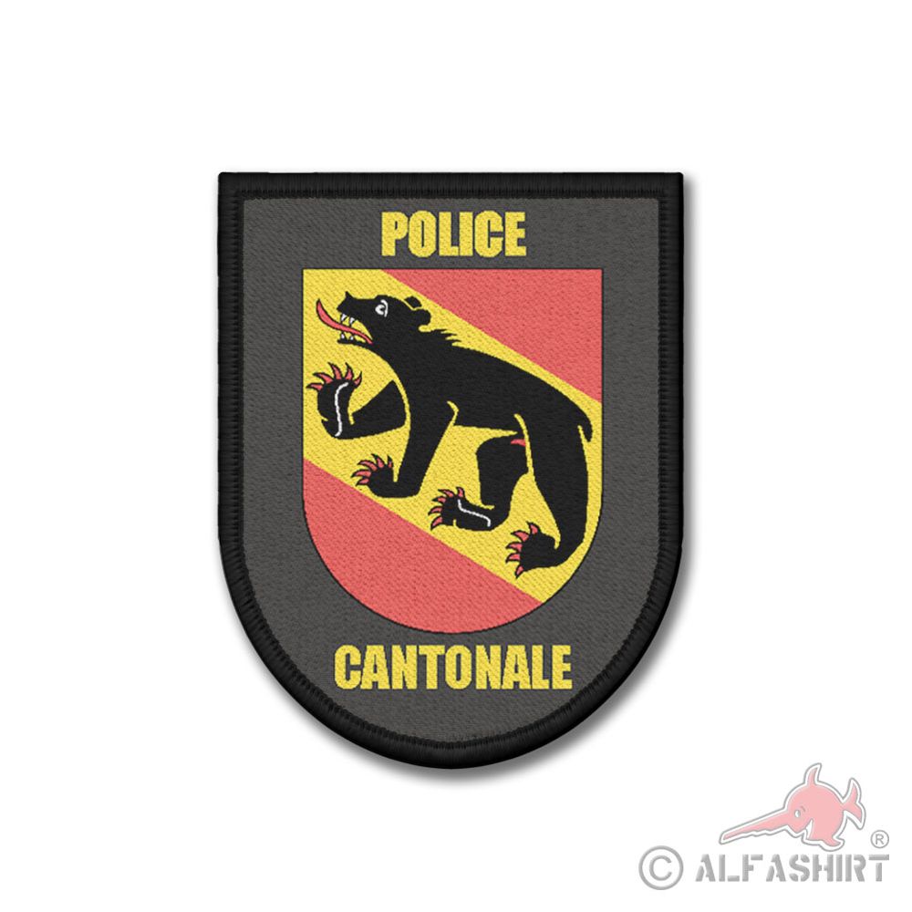 Patch Police Cantonale Bern Switzerland Swiss canton police 9x7cm # 37275