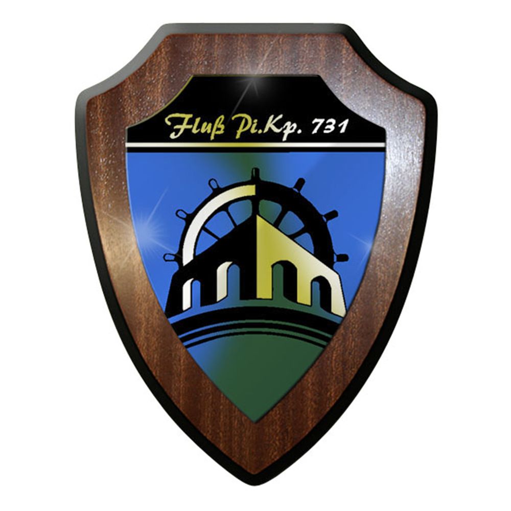 Wappenschild  Flusspionierkompanie Fluss PiKp 731 Brücke #8367