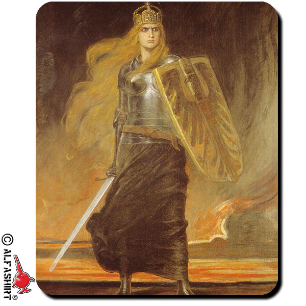 Germania Deutschland Kaiserreich Preußen Kasier 1914 Göttin Mauspad #16183