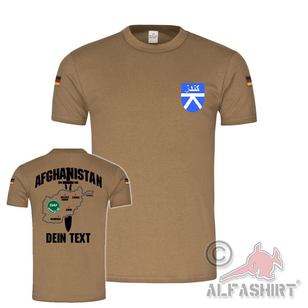 BW Tropen personalisierbar Tropenshirt Afghanistan AFG ISAF #44445