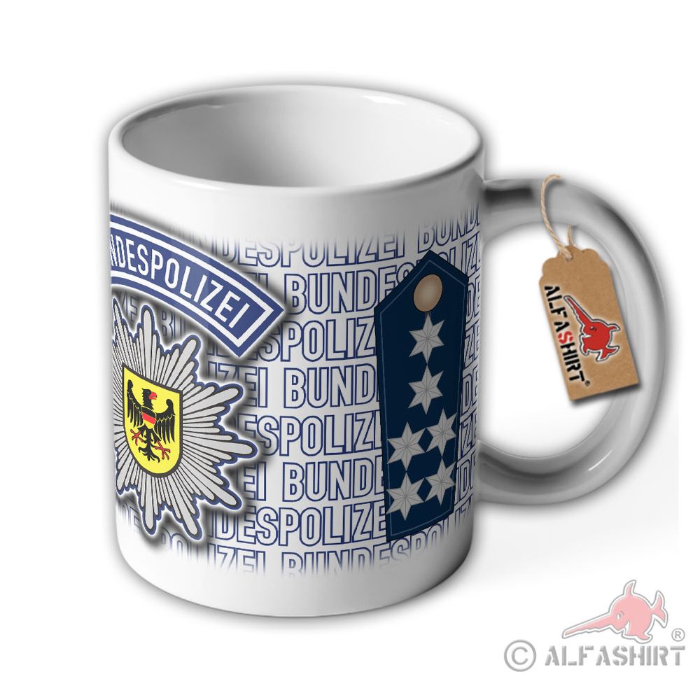 Tasse Erster Polizeihauptkommissar mit Amtszulage Becher A 13mZ Metaxa #37232