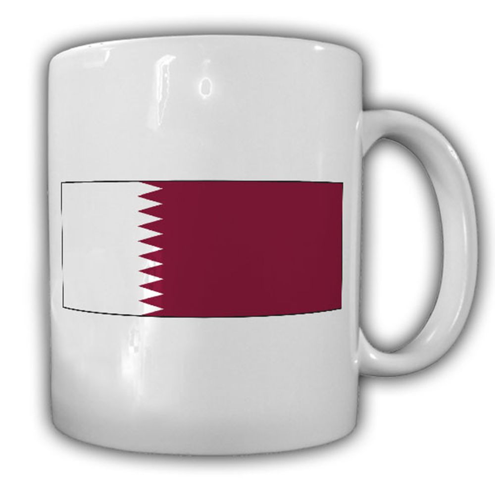 Katar Fahne_Flagge Daulat Qatar Kaffee Becher Tasse #13539
