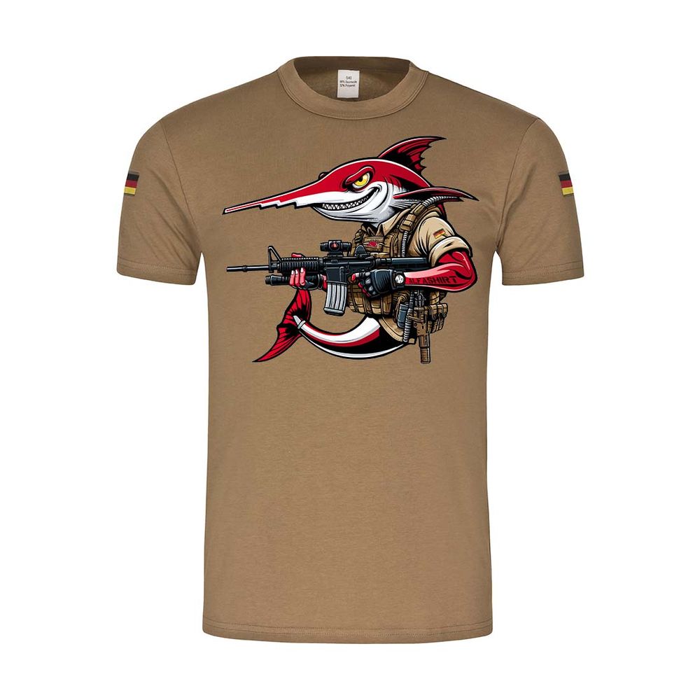 BW TROPICAL SOF SWORDFISH ALFASHIRT BUNDESWEHR AR15 BAD FISH #44656