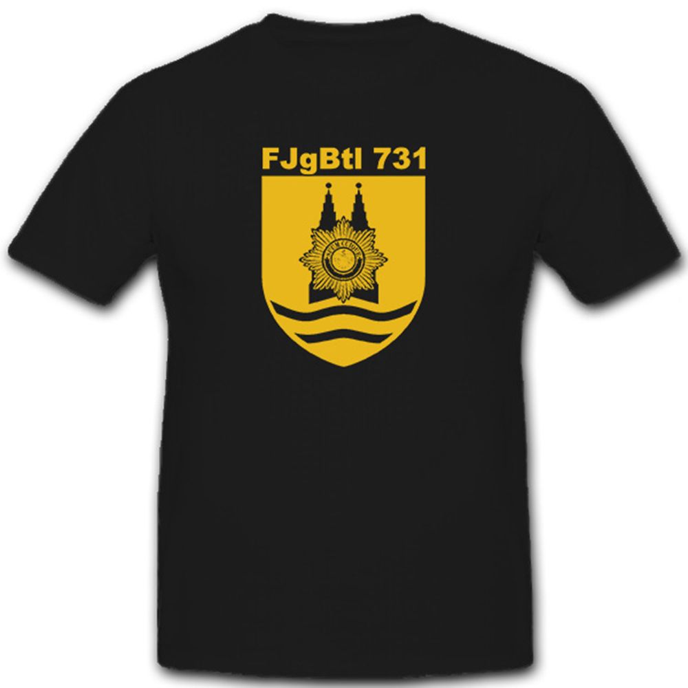 FJgBtl 731 Feldjägerbataillon Feldjäger Bundeswehr BW Wappen - T Shirt #7449