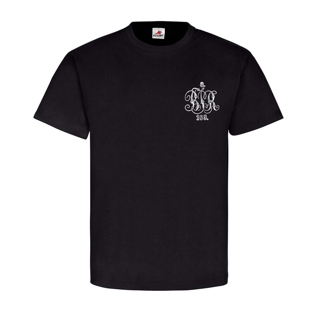 8 Reserve-Infanterie Regiment Nr 169 TYP2 RIR Monogramm Badisches T-Shirt #24341