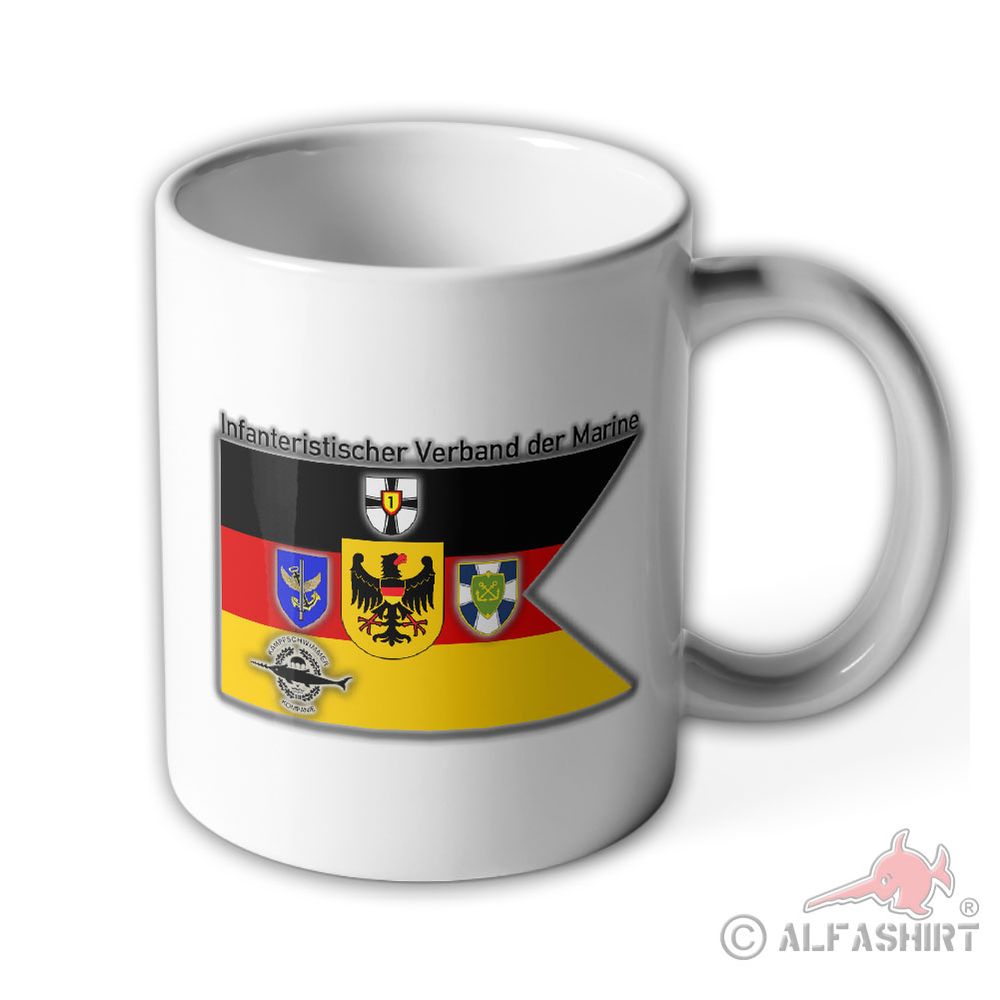 Infanteristischer Verband der Marine BW Bundesmarine Flagge Fahne Tasse #15863