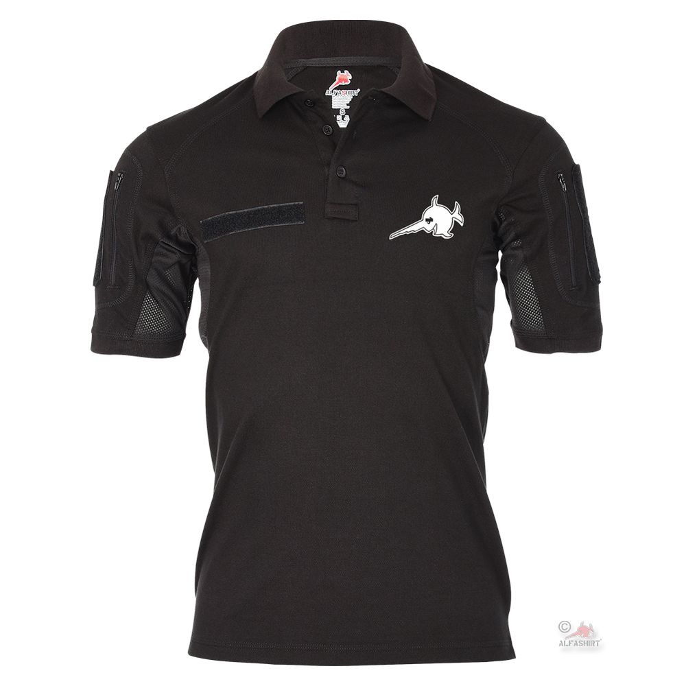 Tactical Poloshirt Alfa - Sägefisch U-boot Schwertfisch Alfashirt Logo #19046