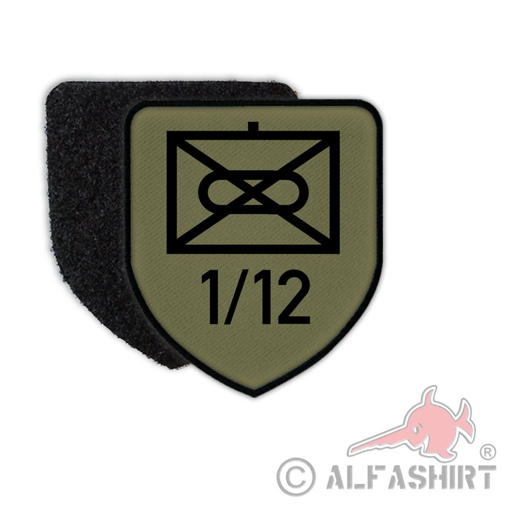 Patch 1 company PzGrenBtl 12 Panzergrenadier Bundeswehr sign symbol # 35403