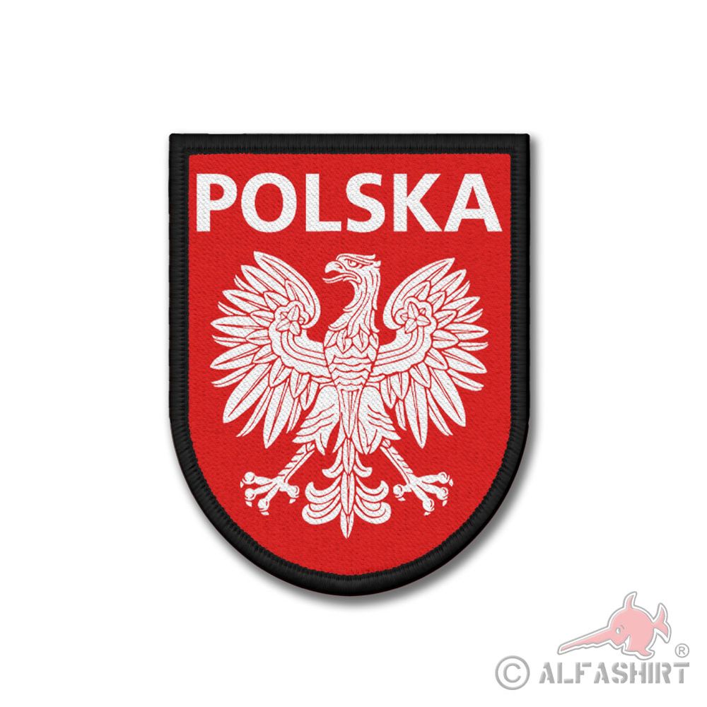 Patch Volksrepublik Polen PRL Wappen Republik Abzeichen  Aufnäher #37549