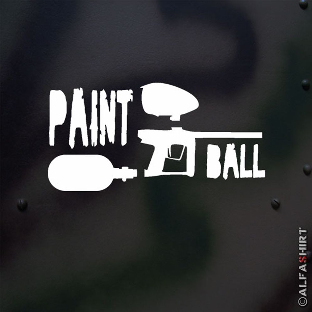 Sticker Paintball Marker Gotcha Gun Gun Hopper HP 15x7cm # A515