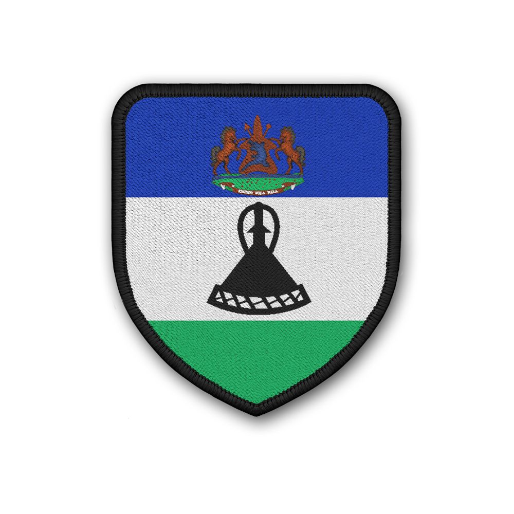 Patch Flag of Lesotho Flag Coat of Arms Basothoschild Country State Coat of Arms # 31626
