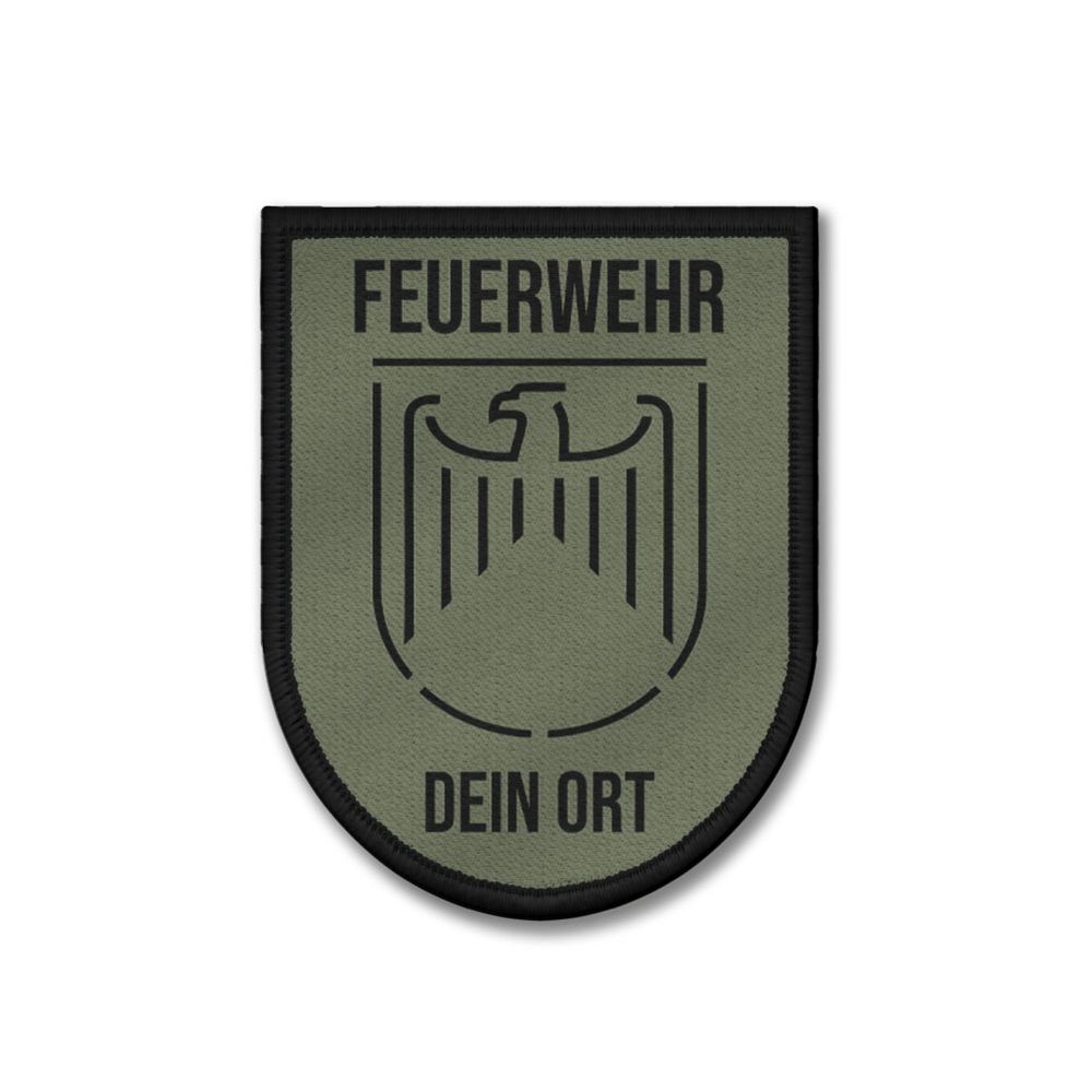 Patch personalisierbar Feuerwehr Rettungsdienst Feuer Brand Helfer Adler #42773