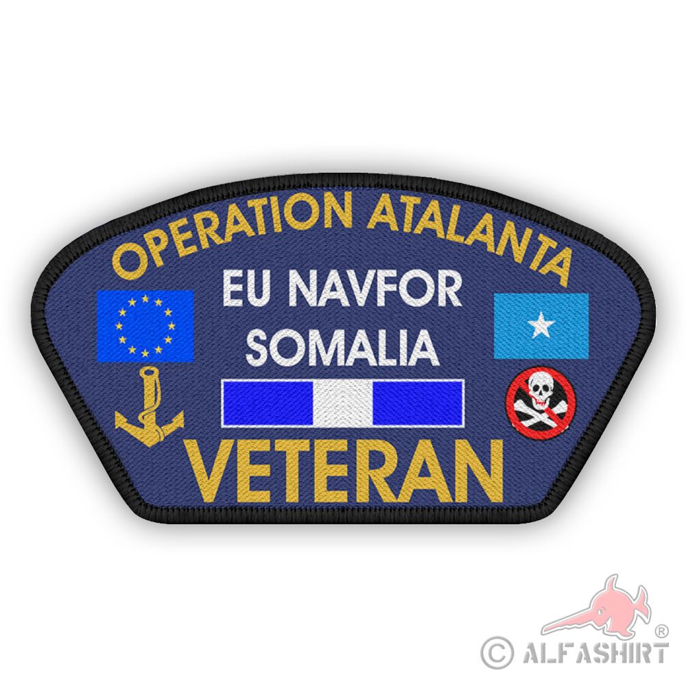 Veteran Patch EU NAVFOR Somalia Operation Atalanta Horn Patch#45234
