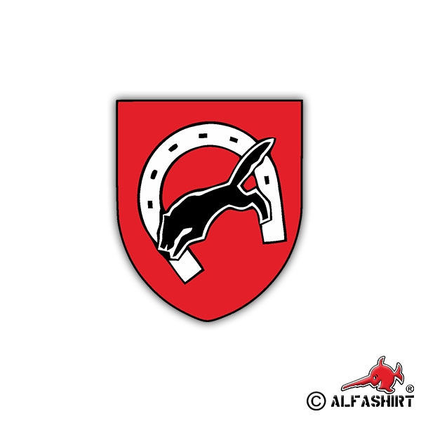 Aufkleber/Sticker PzBtl 54 Wappen Panzerbataillon BW Heer Abzeichen 7x6cm A1160