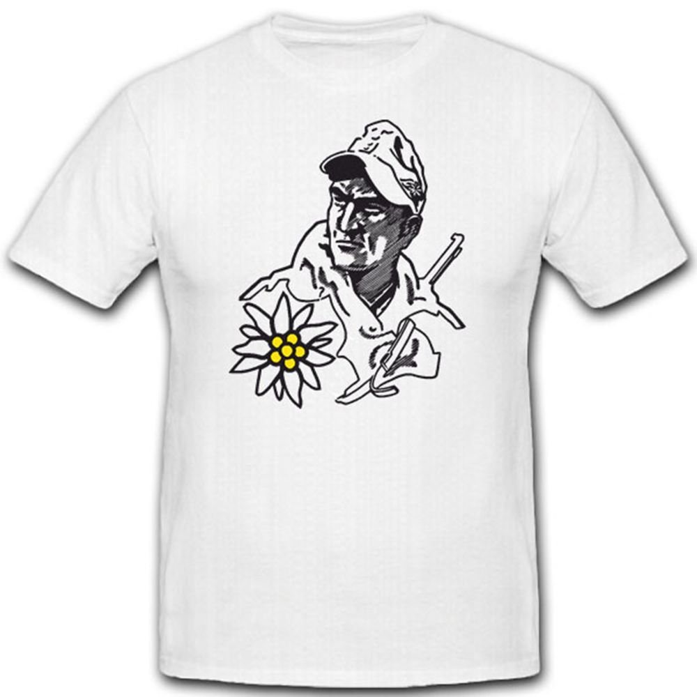 Gebirgsjäger Gebirgstruppe Edelweiss Alpen Infanterie Bundeswehr  T Shirt #5561