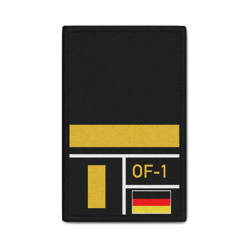 Rank Patch Bundeswehr Heer Luftwaffe Marine Schwarz #BW-Patch