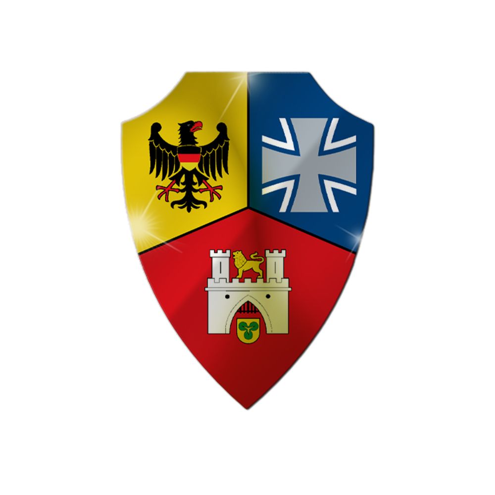 Aluminum sign KarrC Bw Hanover Career Center Bundeswehr #31596