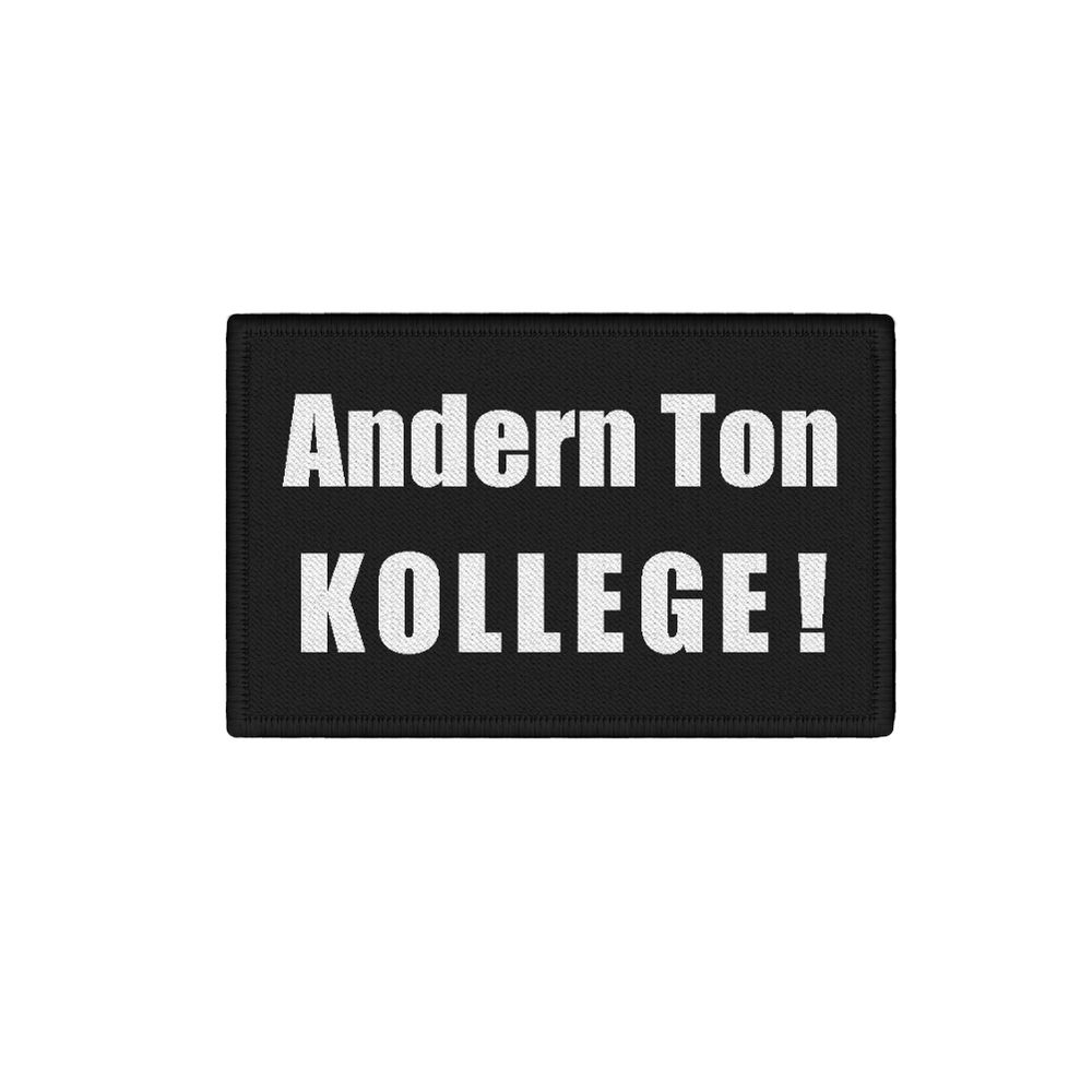 Patch Change Sound Colleague Fun Humor Statement Saying 7.5x4.5cm # 34379
