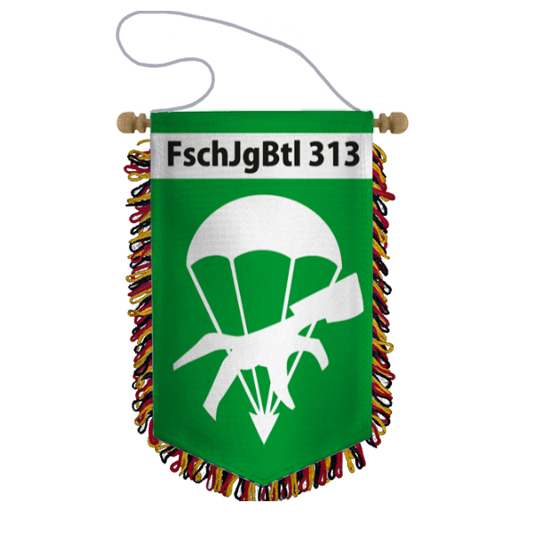 FschJgBtl 313 pennant coat of arms paratrooper battalion Bundeswehr#4685