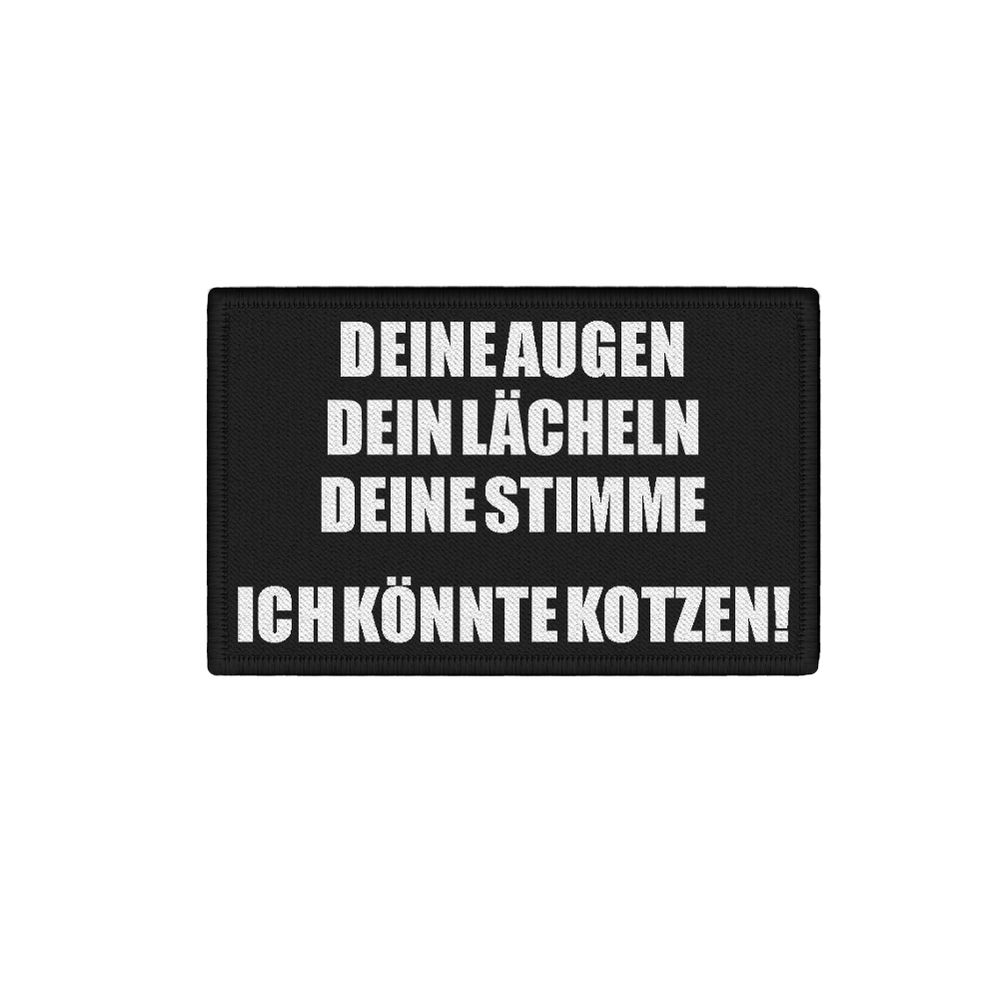 Patch your eyes your smile your voice I could 7.5x4.5cm # 34239