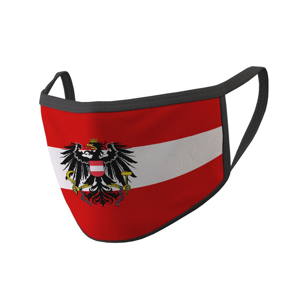 Maske Österreich Bundesheer Wien Adler Fahne  Mund Flagge Austria #34670